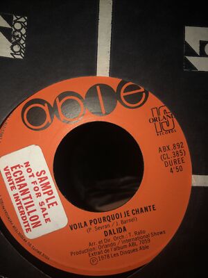 Dalida Ca Me Fait Rever / Voila Pourquoi Je Chante 45rpm 