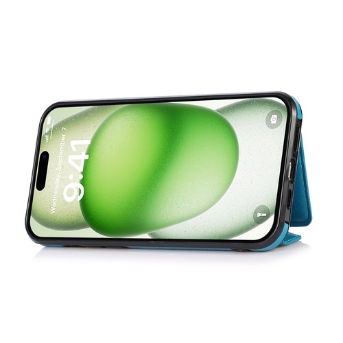 For iPhone 16 16 Pro Max Crossbody Strap Wallet Card Flip Stand Hard Purse Case - Picture 24 of 46