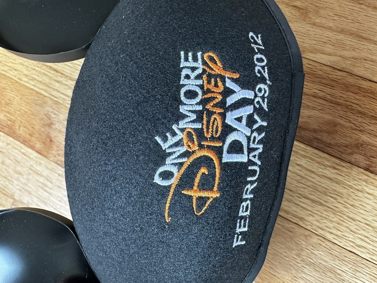 Disney Mickey Mouse Ears One More Disney Day Feb 29 2012 Leap Year LE Hat RARE PHOTOS: Limited Release Alex Maher “Mickey Through the Years  main image 3