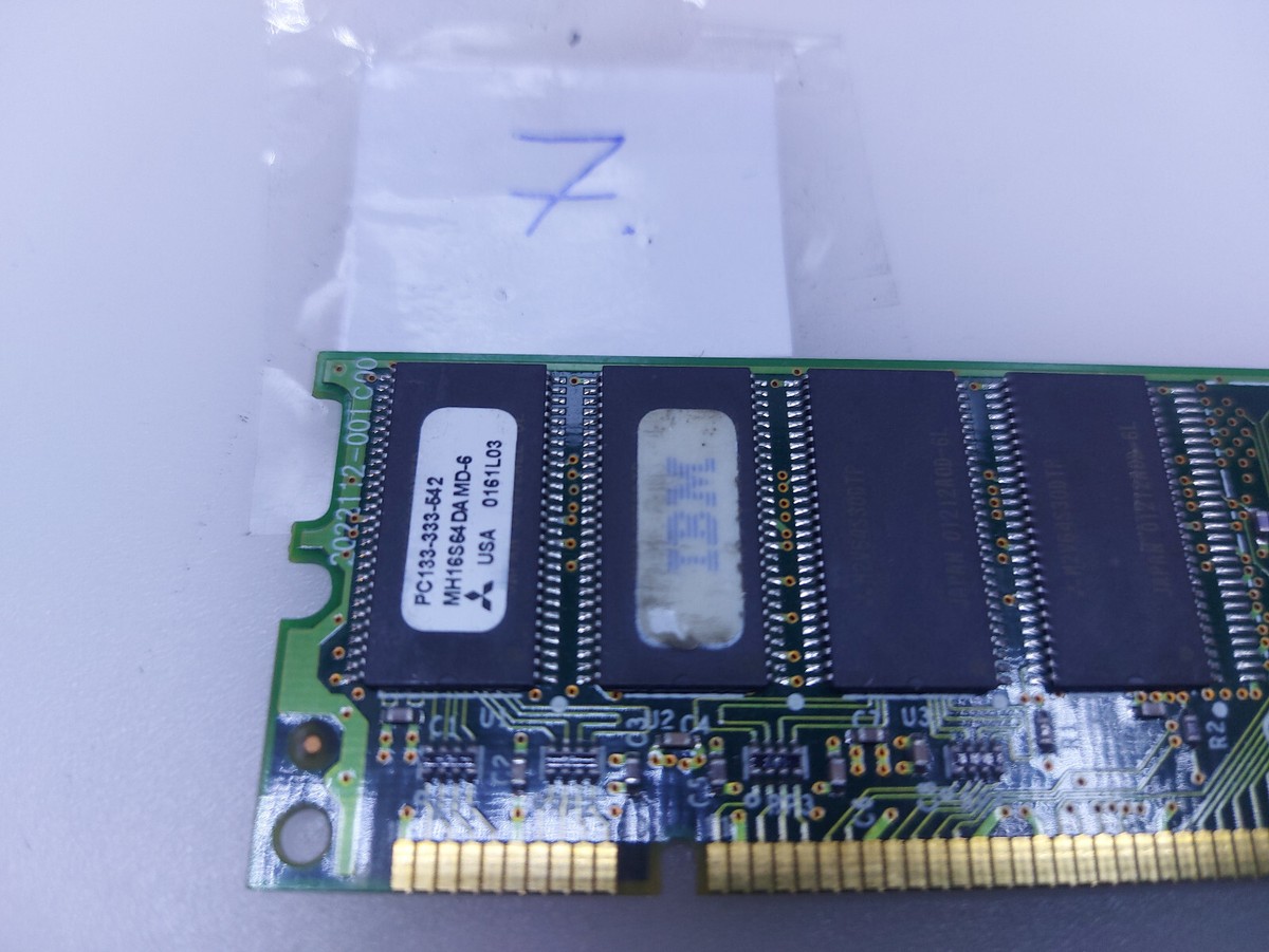 メモリー crimson163 Mitsubishi MH16S64DAMD-6 SD-RAM 128MB PC133-333-542 168PIN