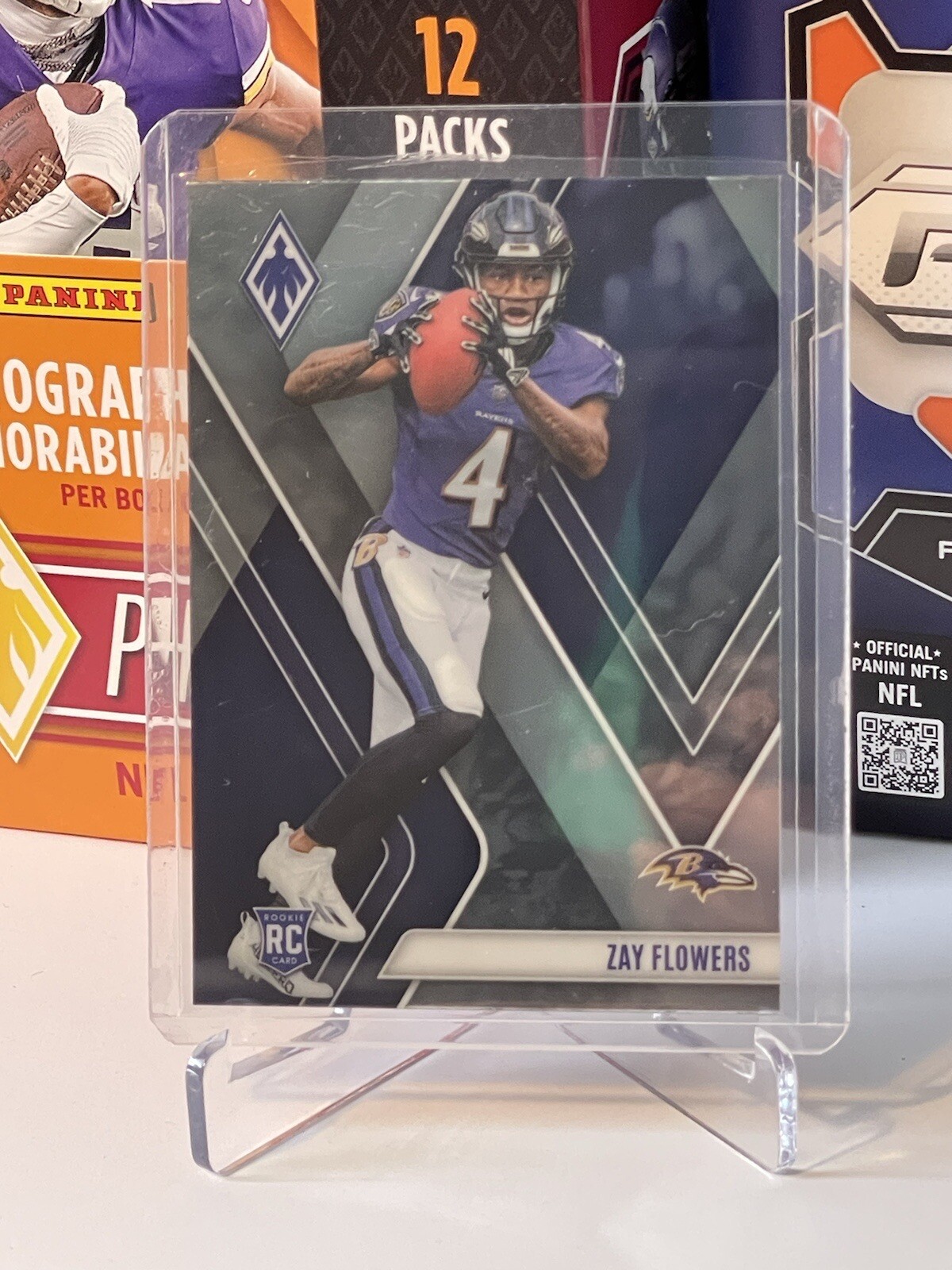 2023 Panini Phoenix Football #108 ZAY FLOWERS RC RAVENS Rookie