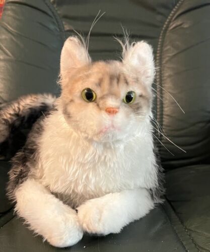 Cuddle Clone Plush Stuffed Animal Calico Cat Patches Realistic, Keeps Fooling Me