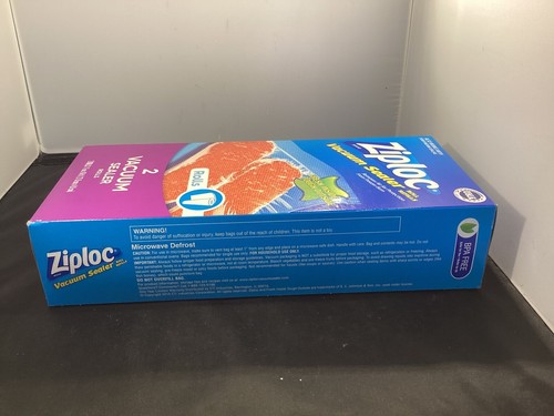 NEW! Ziploc Vacuum Sealer Roll Refill 11”X 16’ - 2 Rolls Per Package - Picture 2 of 4