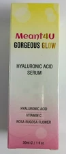 Sealed MEANT4U Gorgeous Glow Hyaluronic Acid Serum 1 fl oz