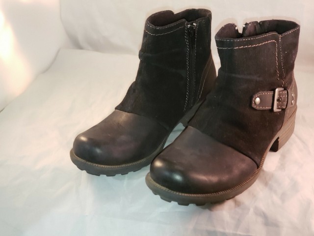 earth origins leather ankle boots