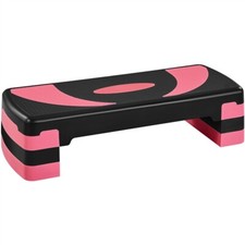 Stepper Aerobic Step de Fitness Hauteur Ajustable avec Surface Antidérapante