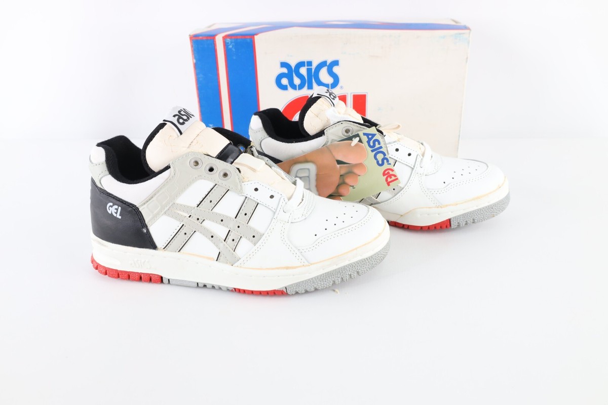 NOS Vintage 90s Asics Mens 6 Spell Out Gel Rage Lo Sneakers 