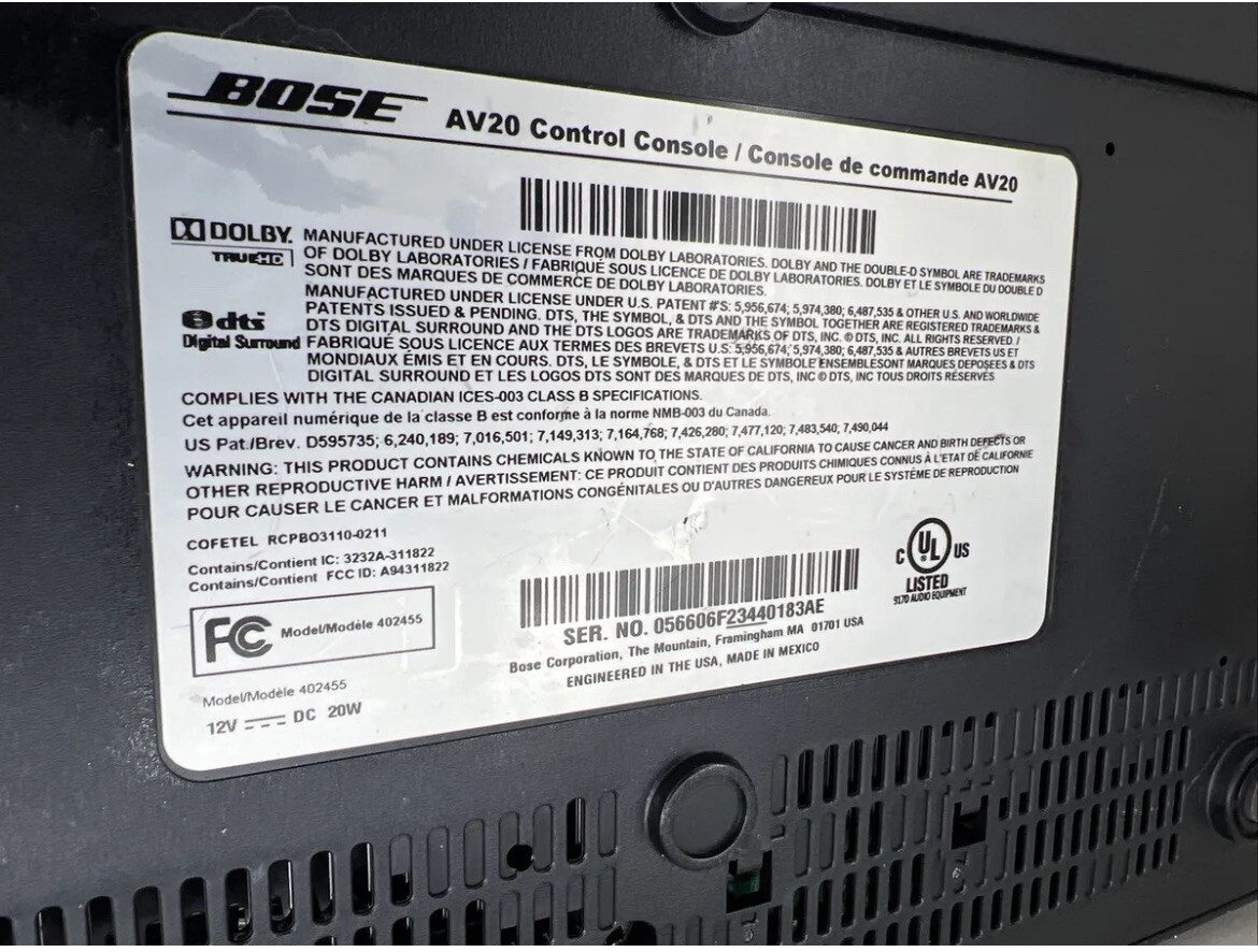 Bose Lifestyle T20 5.1 Channel Home Theater System for sale Bose Lifestyle T20 5.1 Channel Home Theater System for sale