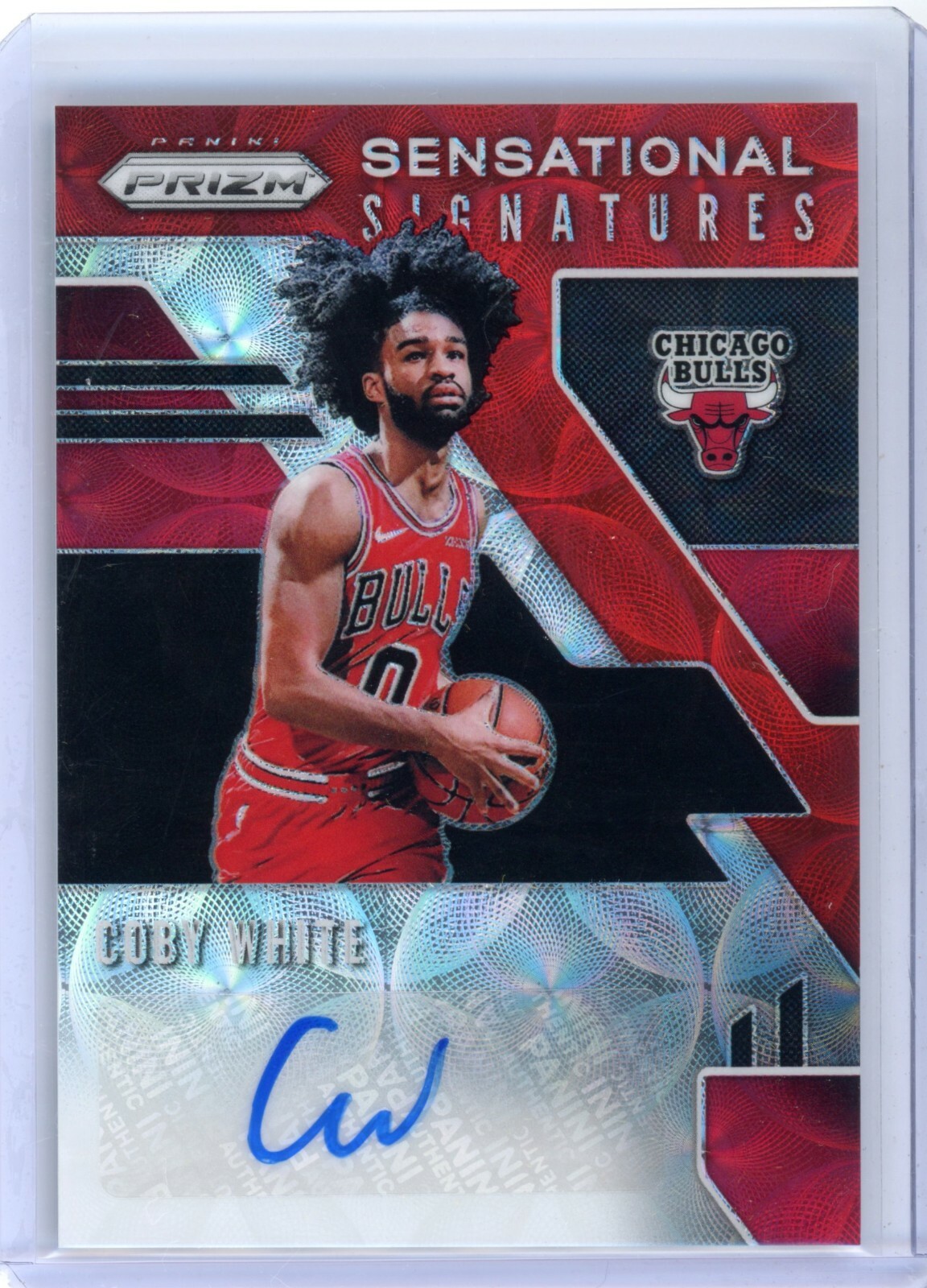 2019-20 Prizm Coby White Rookie Sensational Signature Autograph Red Circle  Prizm | eBay