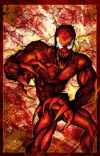 CARNAGE Pin-Up Chris McJunkin SPIDER-MAN VENOM SYMBIOTE MARVEL 11x17 Print