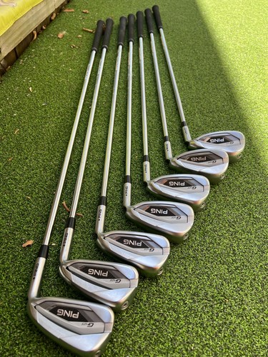 Ping G425 5-PW+UW Black Dot Iron Set Steel Dynamic Gold 105 R300