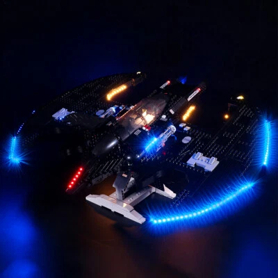 LocoLee LED Licht Kit für Lego 76161 1989 Batwing Bausteine Beleuchtung Lichter