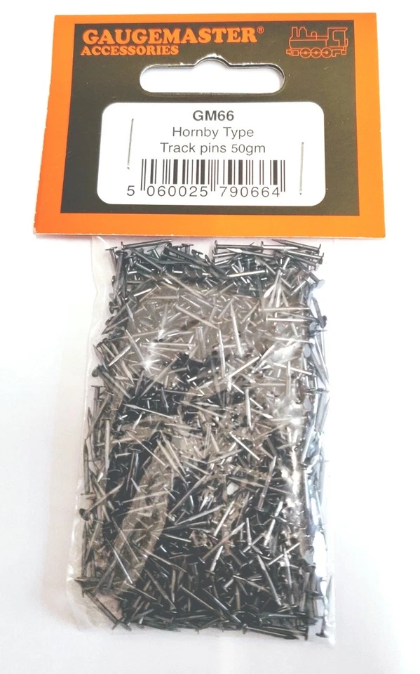 Gaugemaster GM66 Track Pins / Nails 10mm (Approx 500 Same Style as Hornby R207)
