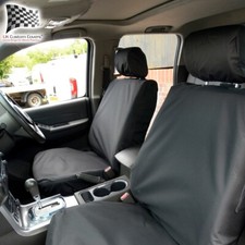 Fits Nissan Navara D40 Double Cab 2005-16 Tailored Front Seat Covers 137