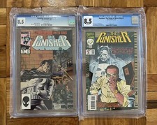 The Punisher Limited Series #2 & Punisher: origin Of Micro Chip 1 Cgc 8.5
