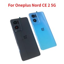For Oneplus Nord CE 2 5G Housing Glass Battery Back Door Cover with Camera Lens