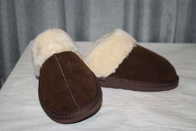 minnetonka chesney suede mule slipper
