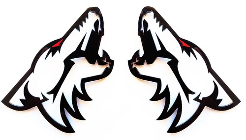 Racing Coyote Emblem Badge Set Of (2) Green/Black Racing Fender Badges Racing Coyote Emblem Badge Set Of (2) Green/Black Racing Fender Badges