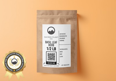 Bulk Basil Leaf Herb | Organic Basil | Ocimum Basilicum Herb | Cut & Sifted