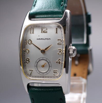 【EXC5】 HAMILTON BOULTON 6265 Quartz Small Second Silver Dial Women's Watch JAPAN