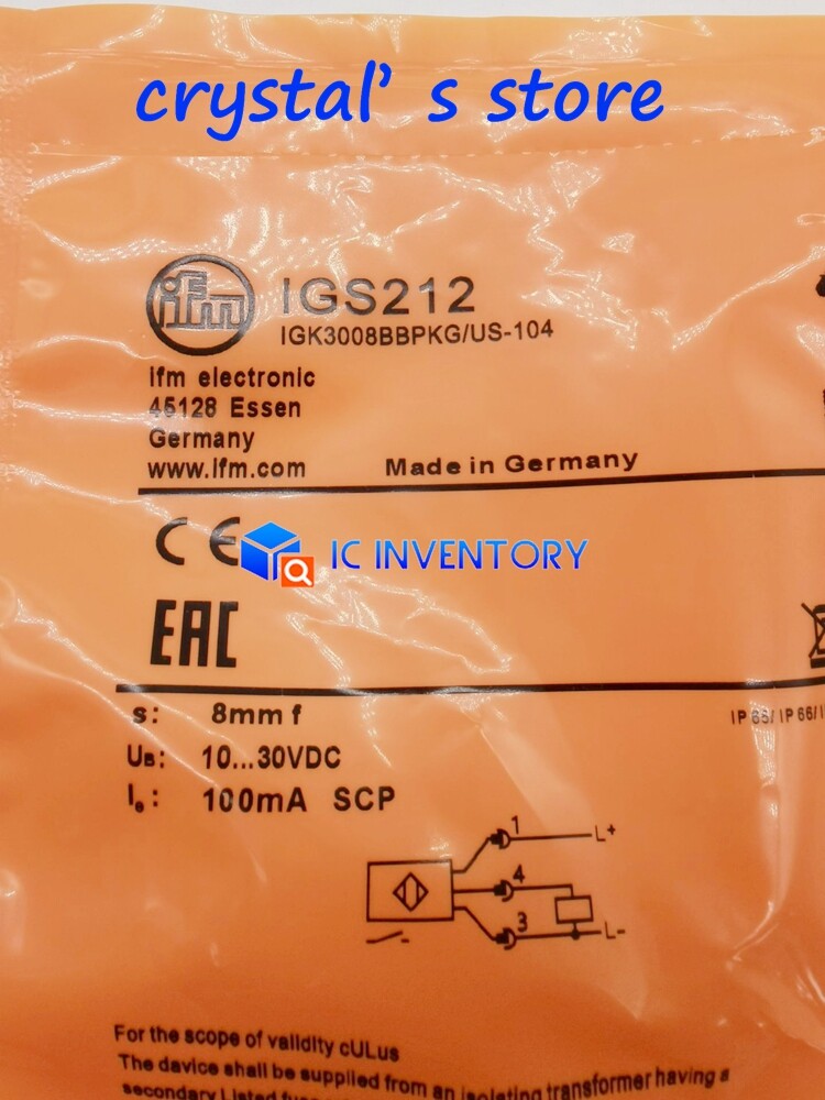 1PCS NEW IFM IGS212 free shipping