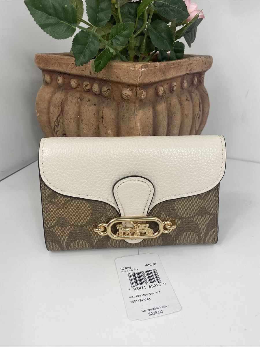 Coach jade wallet hot sale