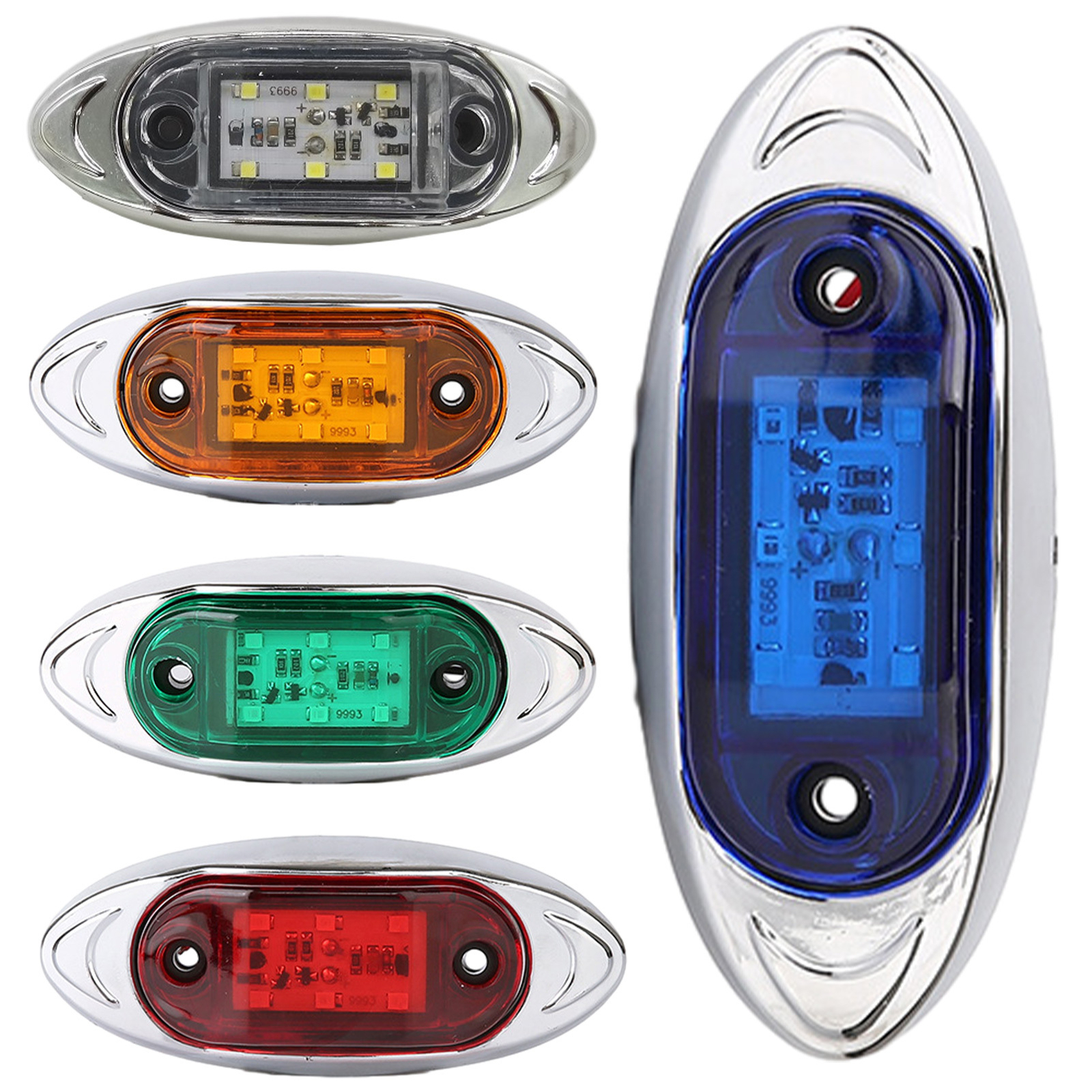 Trailer Side Lights Trailer Running Lights Front Rear Lighting Led Trailer Light eBay