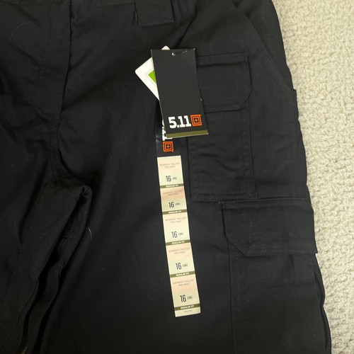 5.11 Tactical Pants Womens 16 Long Blue DuPont Teflon Taclite Pro Regular Fit - Picture 4 of 18