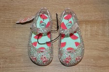 NEW Wonder Nation Toddler Girl's Jelly Sandals Clear Glittery Size 2