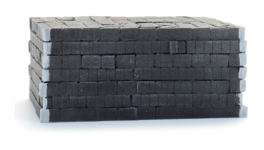 Artitec 387.621 - 1/87 / H0 Briquette Stack In Depot - New