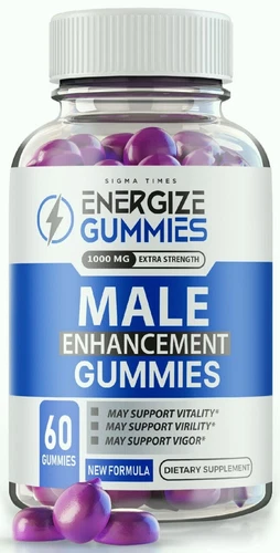 تنشيط Gummies الذكور ، Gummy للرجال للمساعدة في الحيوية والرجولة 60ct