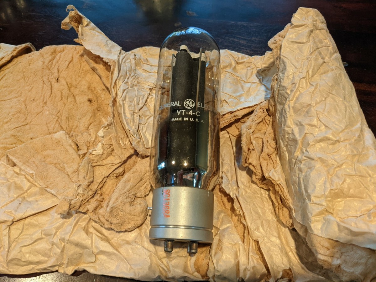 GE VT-4-C 真空管 / GENERAL ELECTRIC General Electric GE VT-4-C VT4C (211-D) Tube in Box Hickok TV-7B/U