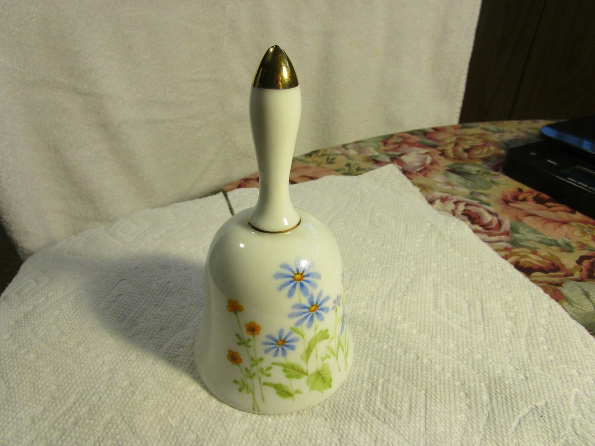 アンティーク ベル LOVELY VINTAGE PORCELAIN FLORAL BELL~~MADE IN JAPAN~~QUALITY