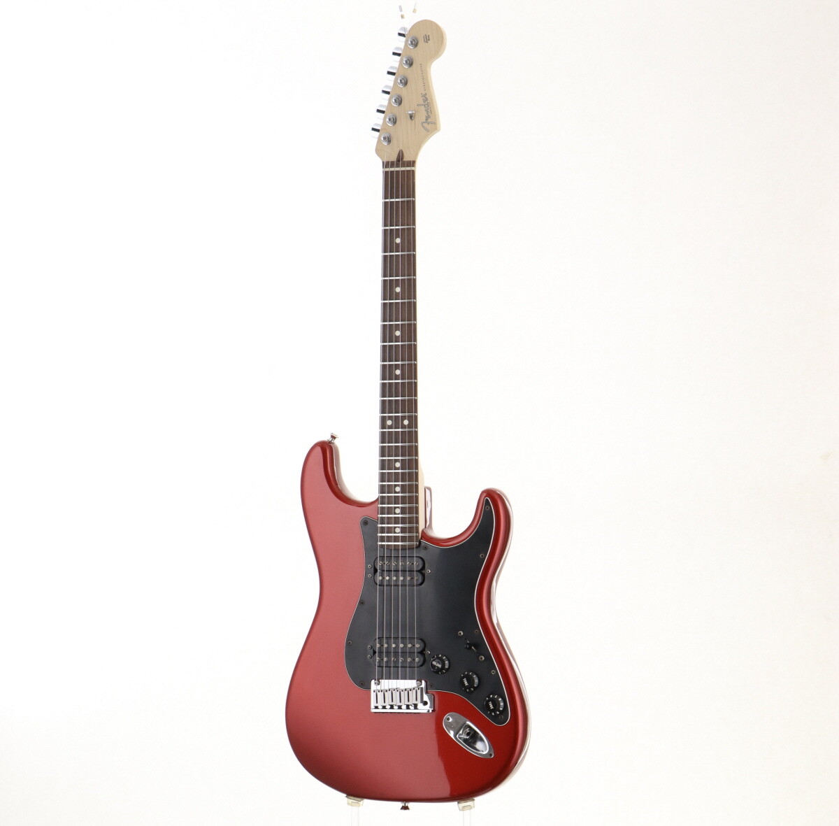 Used Fender USA / American Stratocaster HH Rosewood Chromed Red