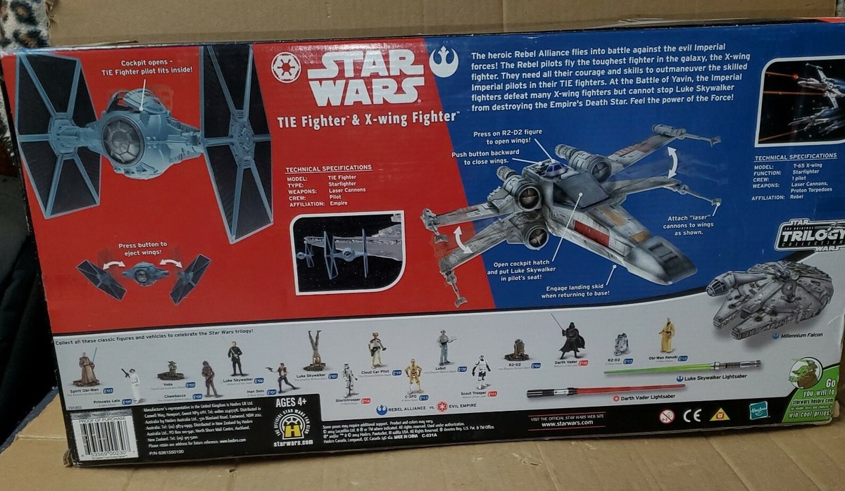 ハズブロ　スターウォーズ　トリロジーコレクション　タイファイター Hasbro Star Wars Original Trilogy Collection TIE Fighter and