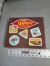 Vintage Travel Yahtzee Game 1970 No. 925 Dice game Strategy - Complete 