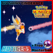 ✨Shiny Cinderace 6IV✨ Pokemon Scarlet & Violet  🚀Fast🚀