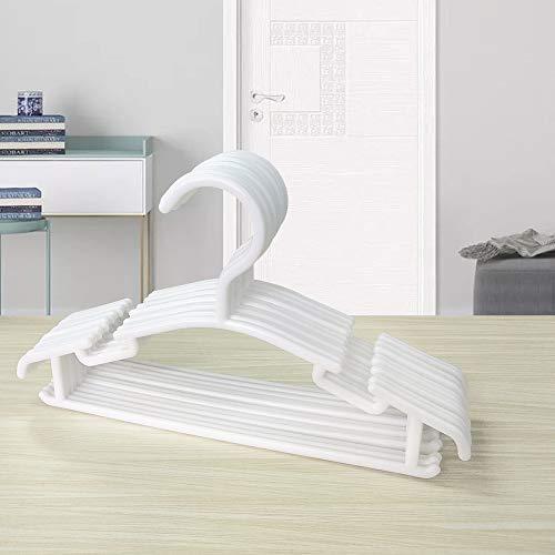 GoodtoU Kids Hangers White Plastic for Baby Clothes Toddler Hangers Infant - Picture 8 of 8