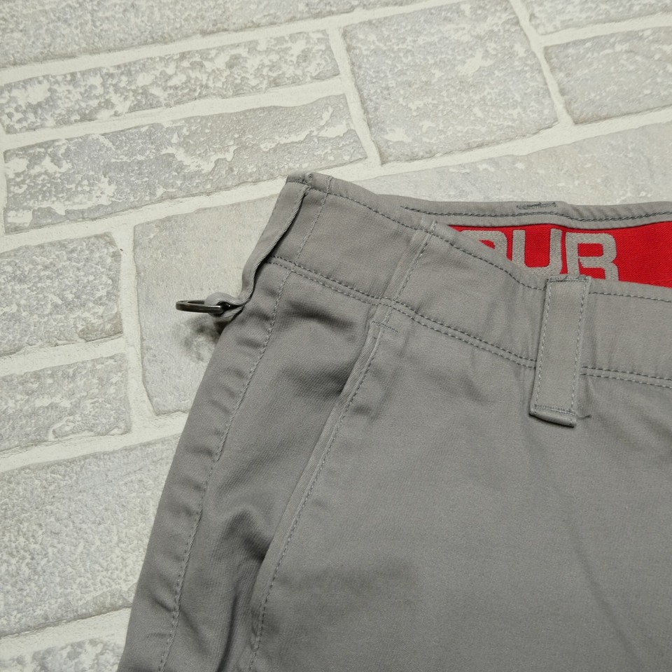 Under Armour Golf Pants Adult Size 40x34 Gray Cotton Canvas Stretch Waist Mens eBay