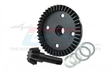 GPM Racing Steel 10/43T Bevel Gear Ring Pinion - For Traxxas Sledge SLE1200S-BK