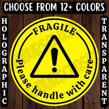 40 HANDLE WITH CARE STICKERS 2