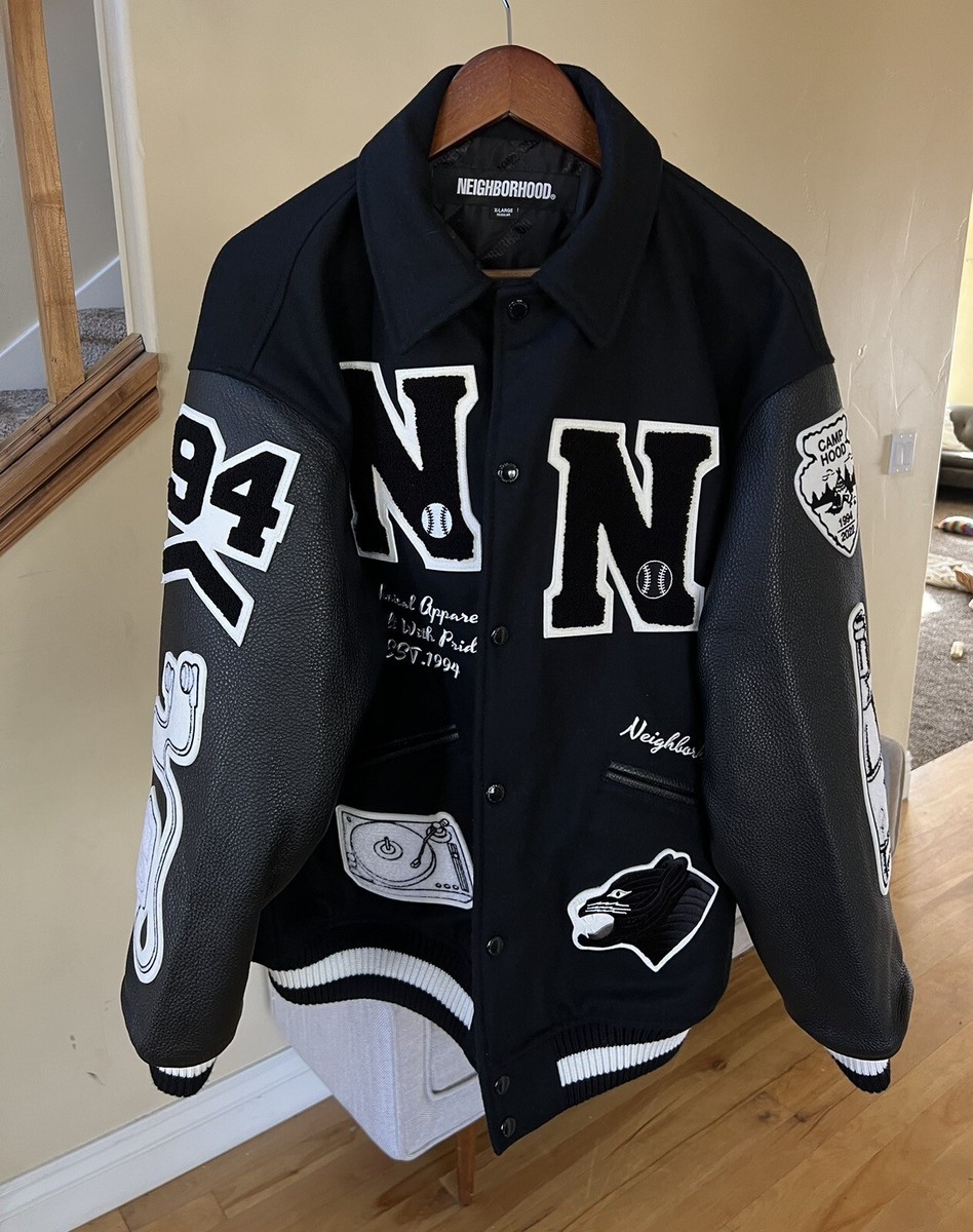 NEIGHBORHOOD Stadium Varsity Bomber Jacket Men