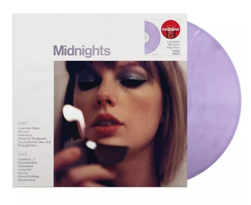TAYLOR SWIFT Midnights LAVENDER COLOURED VINYL LP RECORD SEALED NEW RARE COLOUR