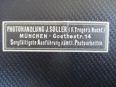 (12406) Reklamemarke - Photohandlung J. Soller München