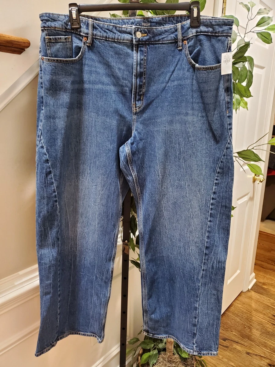 Old navy high deals waisted wide leg jeans