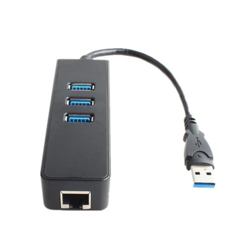 USB 3.0 Hub 10/1000Mbps Gigabit Ethernet Adapter USB to RJ45 Lan Network Super - Picture 9 of 11