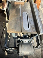 LOCAL PICKUP Vintage Craftsman 10 inch Table saw, Fence,  Guide, Stand 113.19091