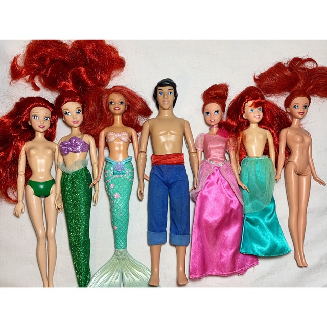 ariel and eric barbie dolls