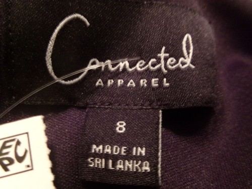 Women's Lined Sheath Midi Dress from Connected Apparel-Half Sleeve-Size 8-NWT - Picture 4 of 5