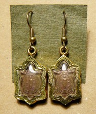 TAO RUEN (MAGIC TURTLE) EARRINGS_THAI BUDDHA INCARNATE_GOOD LUCK AMULETS_262109